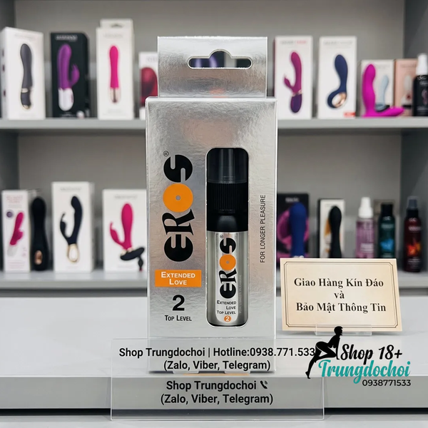 Chai Xịt EROS Extended Love Top Level 3 (Đức) Kéo Dài Thời Gian 30ml