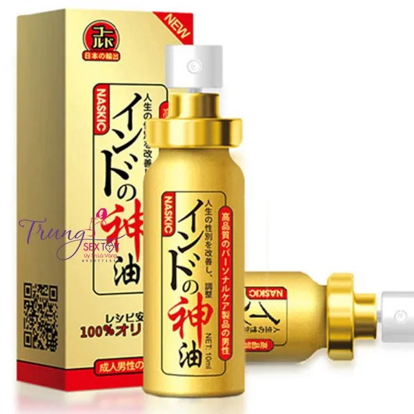 Chai xịt chống xuất tinh sớm Naskic - “Người bạn đắc lực” của các chàng 