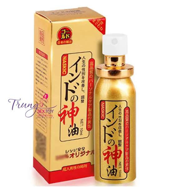 Chai xịt chống xuất tinh sớm Naskic - “Người bạn đắc lực” của các chàng 