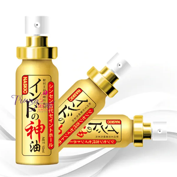 Chai xịt chống xuất tinh sớm Naskic - “Người bạn đắc lực” của các chàng 