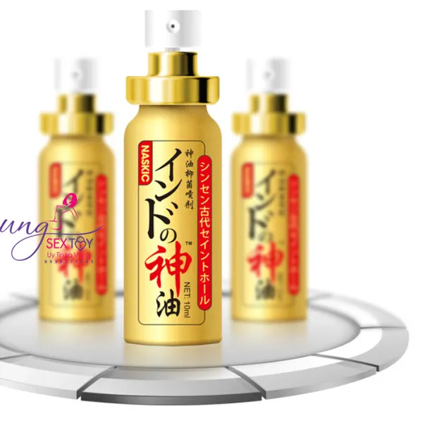 Chai xịt chống xuất tinh sớm Naskic - “Người bạn đắc lực” của các chàng 