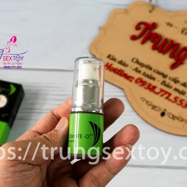 Xịt chống xuất tinh sớm Ultimate D khiến nam giới thêm mạnh mẽ