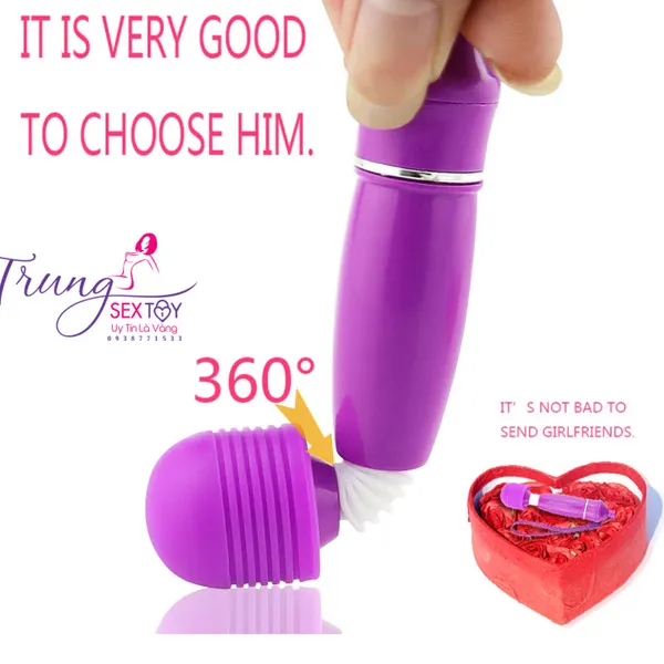 Máy Rung Vùng Kín Mini Dành Cho Nữ  Wand Extreme