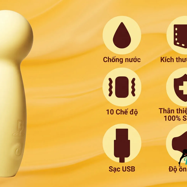 Chày Rung Mini Blenva Bloomi Nhỏ Gọn Bỏ Túi, Rung Mạnh 10 Chế Độ