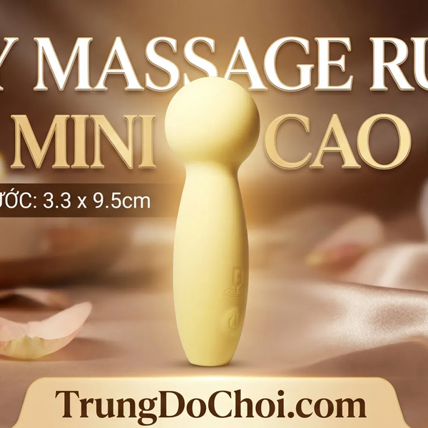 Chày Rung Mini Blenva Bloomi Nhỏ Gọn Bỏ Túi, Rung Mạnh 10 Chế Độ