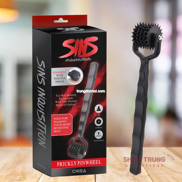 Cọ Lăn Wartenberg Wheel 5 Bánh Kích Thích Tột Đỉnh, Nhập Cuộc BDSM