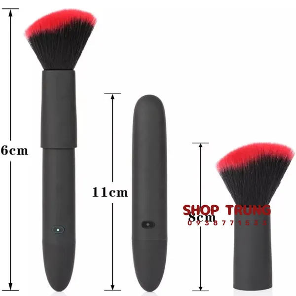 Cọ Trang Điểm 10 Chế Độ Rung - Đồ Chơi Người Lớn Cho Nữ