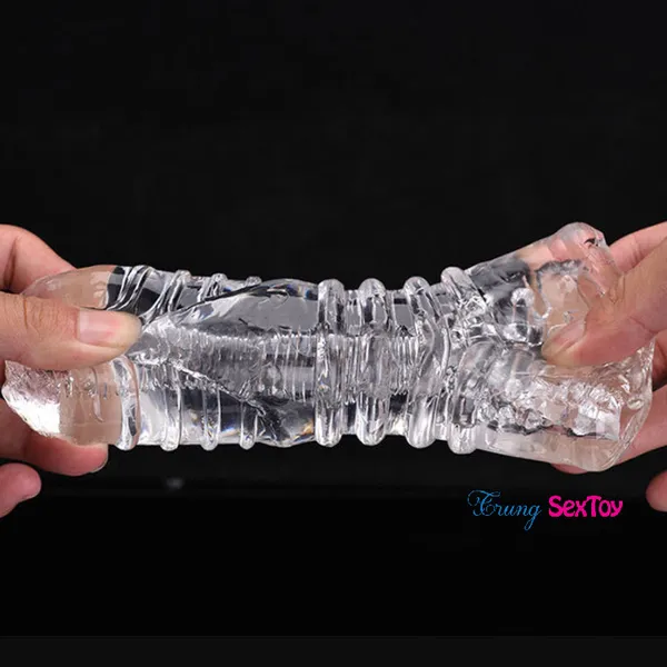 Cốc thủ dâm trong suốt Mini giá rẻ dành cho các bạn Nam