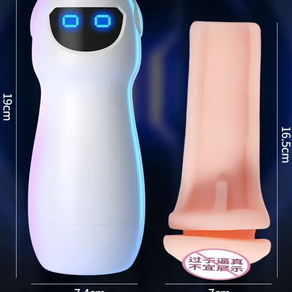 Cốc Thủ Dâm Cat Cup Không Rung Lõi TPE Tháo Rời, Thiết Kế Robot Kín Đáo