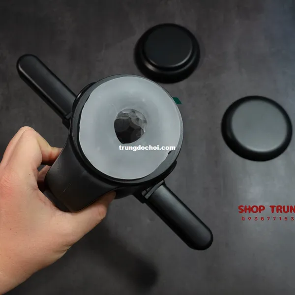 Cốc Thủ Dâm Cầm Tay Both Hand Rung và Co Bóp Nhiều Chế Độ