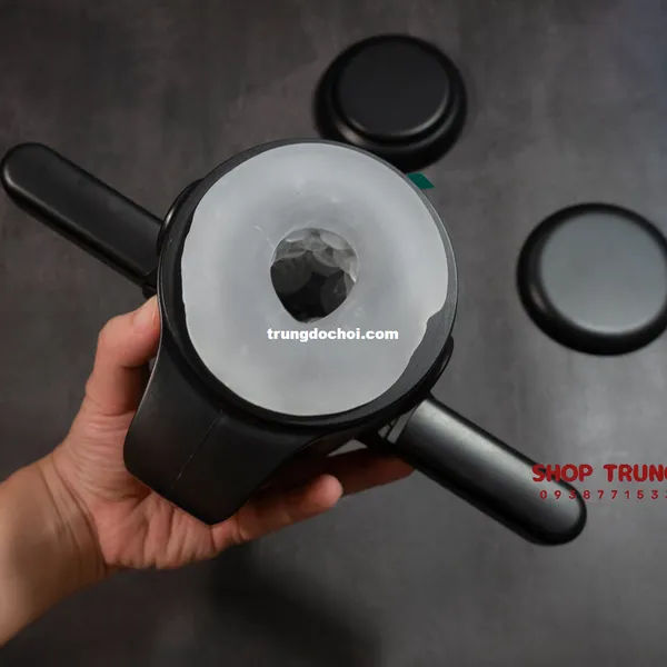 Cốc Thủ Dâm Cầm Tay Both Hand Rung và Co Bóp Nhiều Chế Độ
