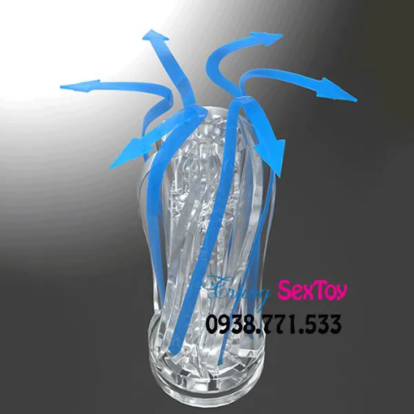 Cốc thủ dâm Galaku trong suốt dành cho nam giới