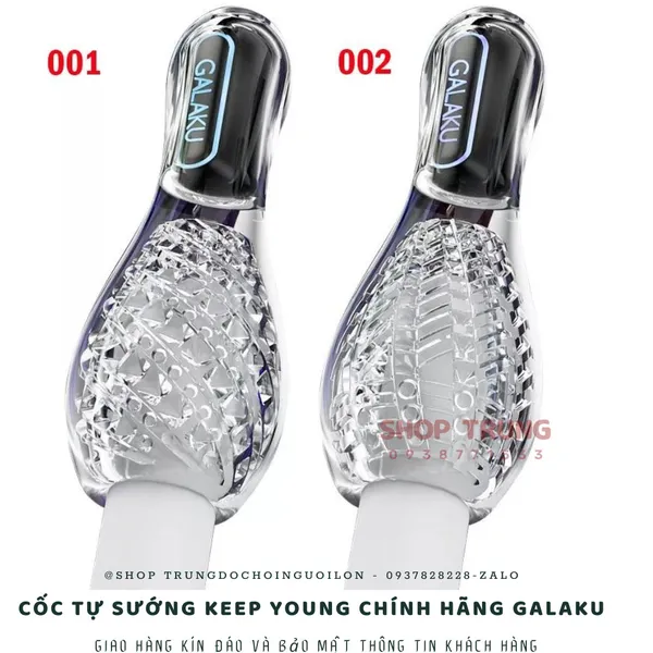 Cốc tự sướng Galaku Keep Young - Thiết kế nhỏ gọn kèm cục rung mạnh mẽ