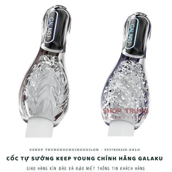 Cốc tự sướng Galaku Keep Young - Thiết kế nhỏ gọn kèm cục rung mạnh mẽ