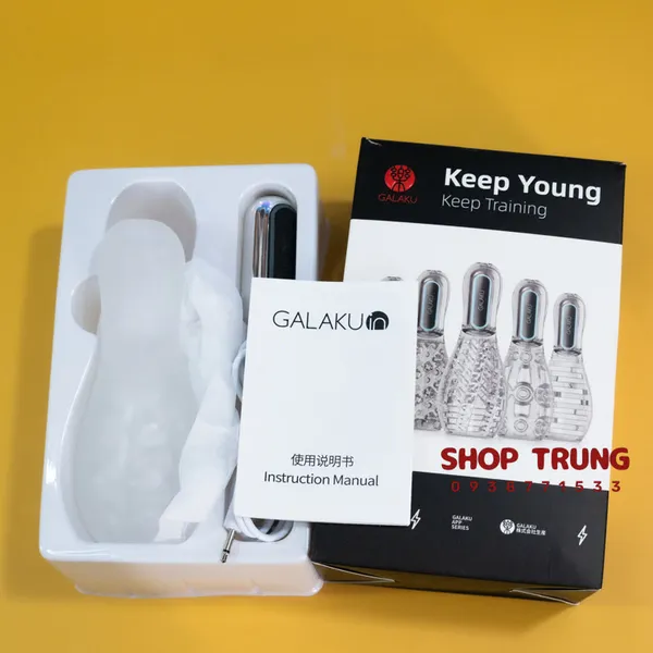 Cốc tự sướng Galaku Keep Young - Thiết kế nhỏ gọn kèm cục rung mạnh mẽ