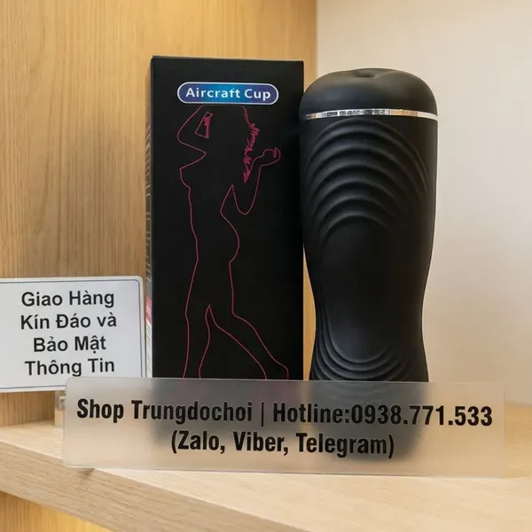 Cốc Thủ Dâm Hậu Môn Siêu Khít Silicone Mềm Mại, Gân Gai Kích Thích Tối Đa