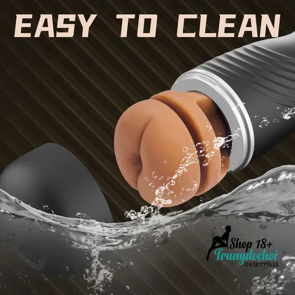 Cốc Thủ Dâm Hậu Môn Siêu Khít Silicone Mềm Mại, Gân Gai Kích Thích Tối Đa