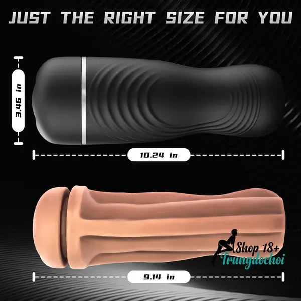 Cốc Thủ Dâm Hậu Môn Siêu Khít Silicone Mềm Mại, Gân Gai Kích Thích Tối Đa