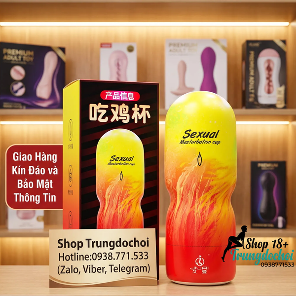Cốc Thủ Dâm Jiuai Chi Ji Cup Vỏ ABS Bảo Vệ, Cất Giữ Luôn Sạch Sẽ