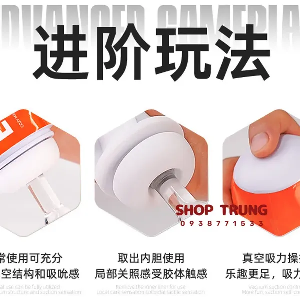 Cốc Thủ Dâm JIUUY Hút Chân Không Ôm Sát Cậu Nhỏ
