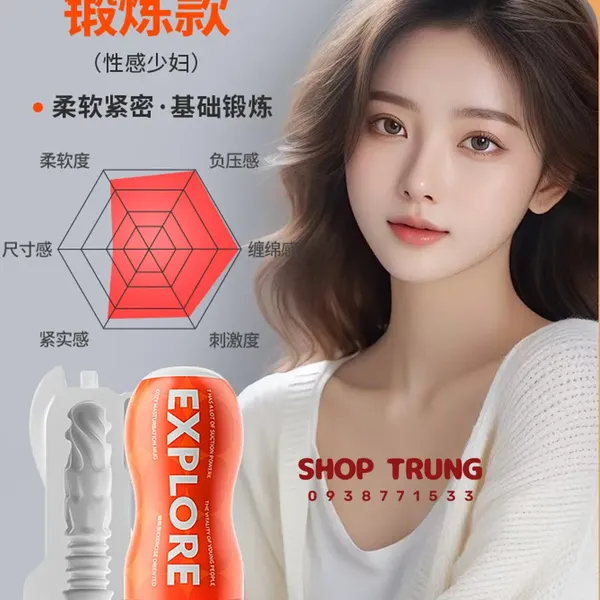 Cốc Thủ Dâm JIUUY Hút Chân Không Ôm Sát Cậu Nhỏ