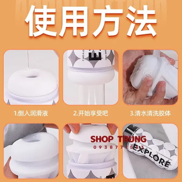 Cốc Thủ Dâm JIUUY Hút Chân Không Ôm Sát Cậu Nhỏ