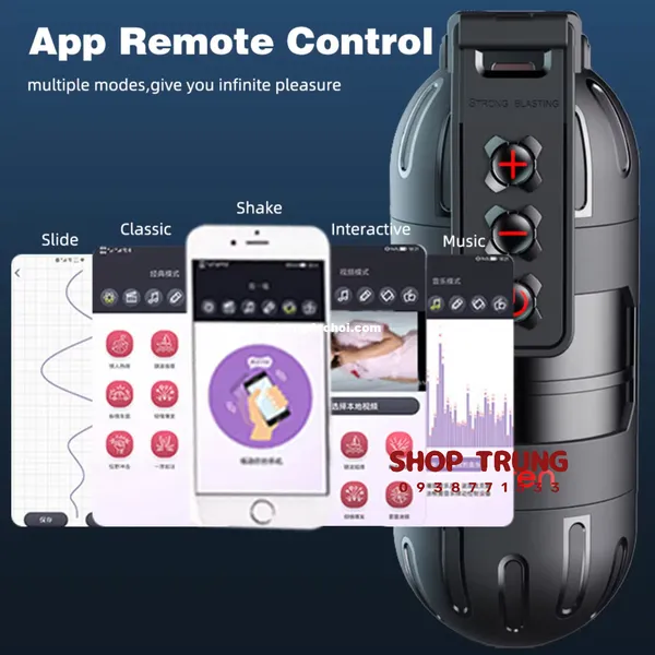 Cốc Leten Vibro Công Nghệ Rung và Kết Nối App