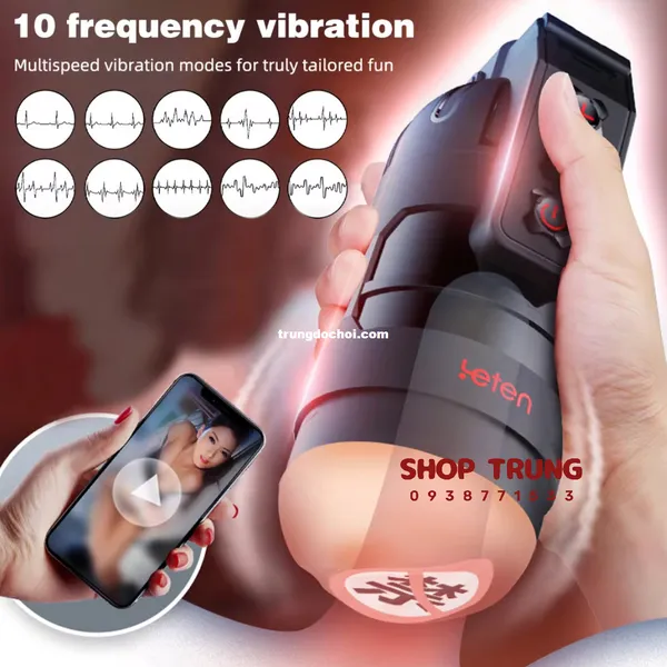Cốc Leten Vibro Công Nghệ Rung và Kết Nối App