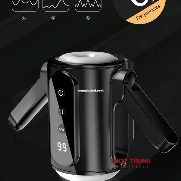 Cốc Thủ Dâm Cầm Tay Both Hand Rung và Co Bóp Nhiều Chế Độ