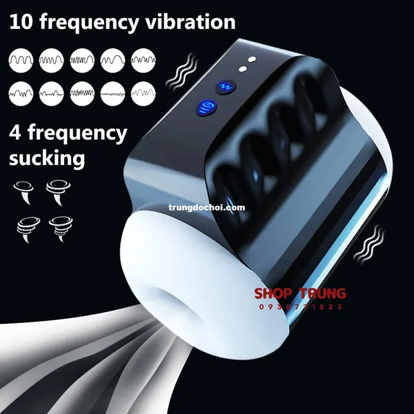 Cốc Thẩm Du Rung Co Bóp Nhiều Chế Độ 