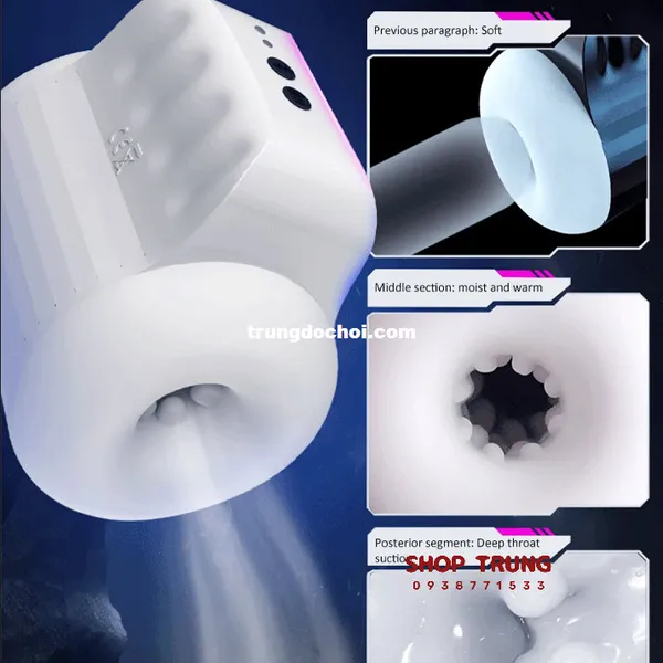 Cốc Thẩm Du Rung Co Bóp Nhiều Chế Độ 