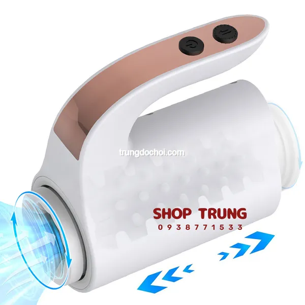 Cốc Tự Sướng Đỉnh Cao 10 Chế Độ Thụt Xoay 