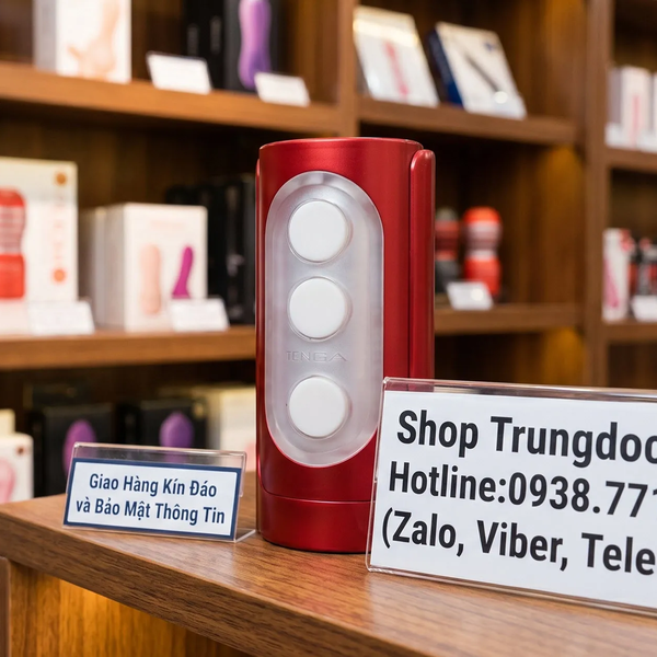 Tenga Flip Hole Cốc Thủ Dâm Nhật Bản Mở Lật 180°, Bàn Điều Áp Chân Không 3 Vùng