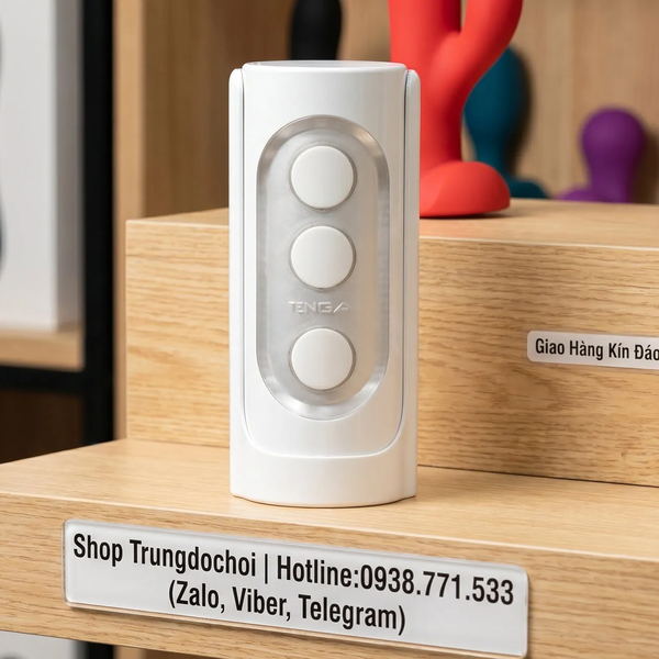 Tenga Flip Hole Cốc Thủ Dâm Nhật Bản Mở Lật 180°, Bàn Điều Áp Chân Không 3 Vùng