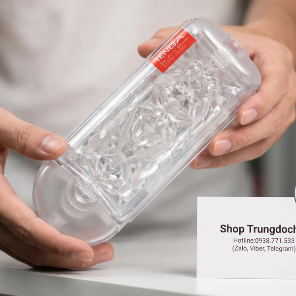Tenga Flip Hole Cốc Thủ Dâm Nhật Bản Mở Lật 180°, Bàn Điều Áp Chân Không 3 Vùng