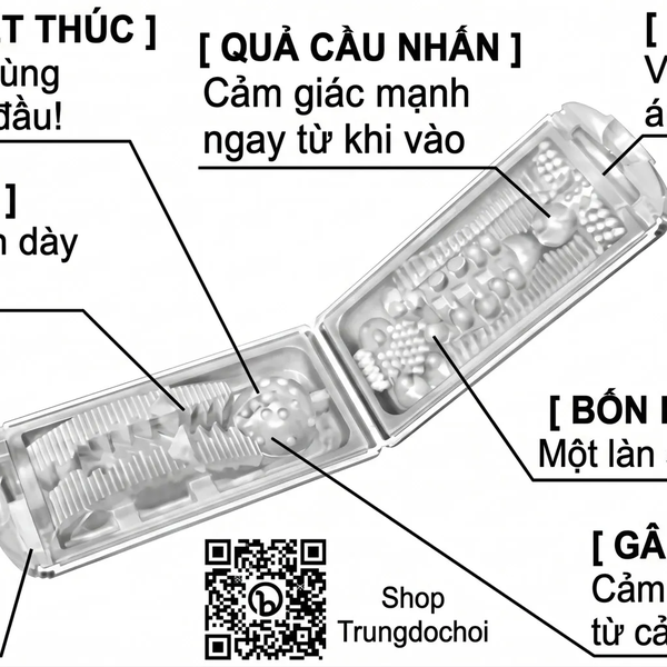 Tenga Flip Hole Cốc Thủ Dâm Nhật Bản Mở Lật 180°, Bàn Điều Áp Chân Không 3 Vùng