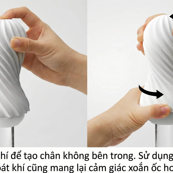 Tenga Moova Flexible Cơ Chế Xoắn Ốc Nhật Bản, 4 Phiên Bản Cảm Giác, Vệ Sinh Lộn Ngược Hoàn Toàn