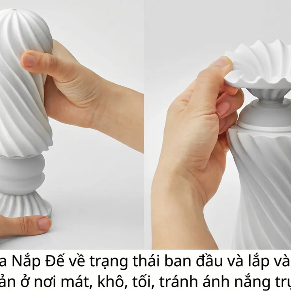 Tenga Moova Flexible Cơ Chế Xoắn Ốc Nhật Bản, 4 Phiên Bản Cảm Giác, Vệ Sinh Lộn Ngược Hoàn Toàn