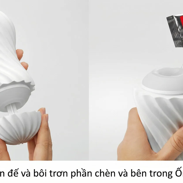 Tenga Moova Flexible Cơ Chế Xoắn Ốc Nhật Bản, 4 Phiên Bản Cảm Giác, Vệ Sinh Lộn Ngược Hoàn Toàn