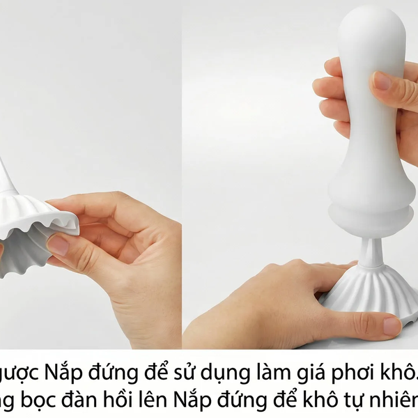 Tenga Moova Flexible Cơ Chế Xoắn Ốc Nhật Bản, 4 Phiên Bản Cảm Giác, Vệ Sinh Lộn Ngược Hoàn Toàn