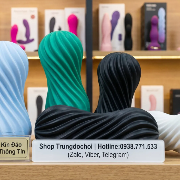 Tenga Moova Flexible Cơ Chế Xoắn Ốc Nhật Bản, 4 Phiên Bản Cảm Giác, Vệ Sinh Lộn Ngược Hoàn Toàn