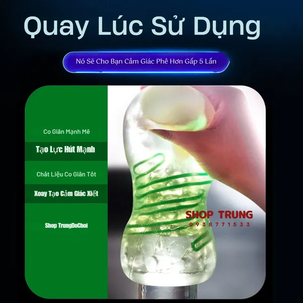 Cốc Thủ Dâm Trong Suốt Kèm Bóng Gai 2024