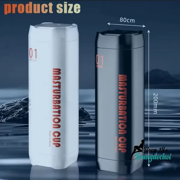 Cốc Thủ Dâm Tự Động Rung Xoay Thụt 10 Chế Độ Đa Năng | Giao Hàng Kín Đáo 100%