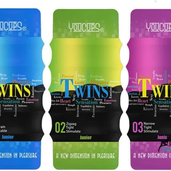 Cốc Thủ Dâm YouCups TWINS Thông 2 Đầu Xả Nước Sạch Trong 30 Giây