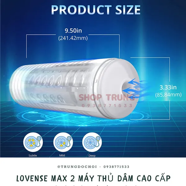 Lovense Max 2 Dụng Cụ Tự Cao Cấp Dành Cho Nam