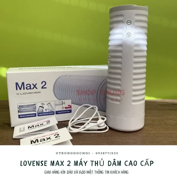 Lovense Max 2 Dụng Cụ Tự Cao Cấp Dành Cho Nam