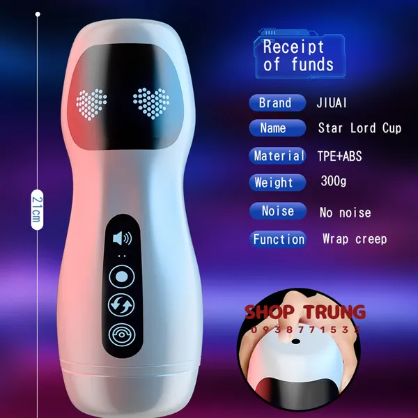 Máy Rung Hút Tự Sướng Star Lord Cup Cảm Biến Cho Cảm Giác Như Thật