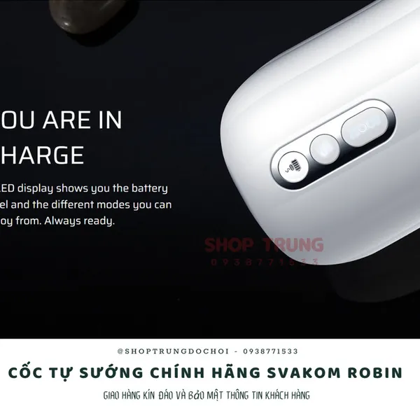 Tìm hiểu về cốc tự sướng chính hãng cao cấp Svakom Robin 