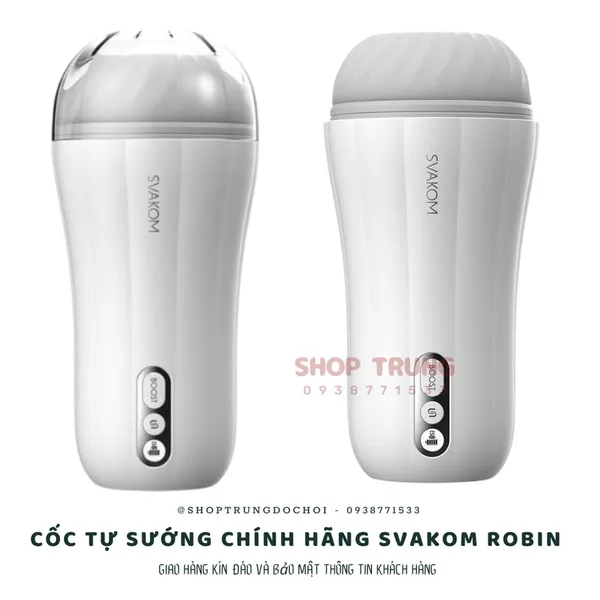 Tìm hiểu về cốc tự sướng chính hãng cao cấp Svakom Robin 