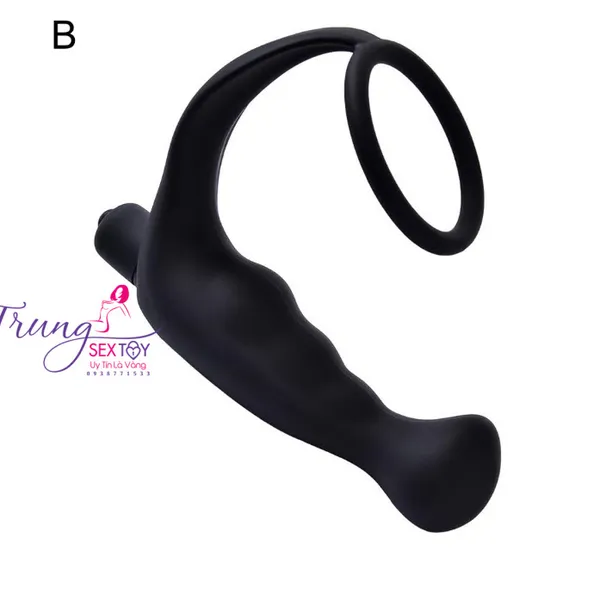 Cockring có rung kích thích hậu môn cực sướng 